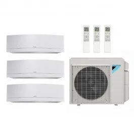 Daikin 24000 BTU 3 Zone Wall Mounted Ductless Mini-Split Heat Pump System - 18 SEER (9K+12K+18K) - R-410A