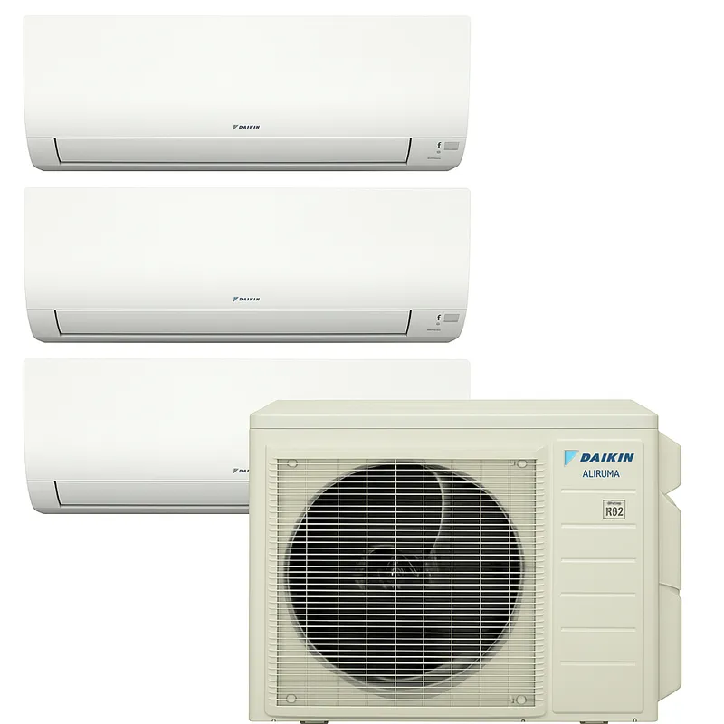 Daikin 3MXM24AVJU9 24,000 BTU 3-Zone Multi-Port Heat Pump - 7k 7k 7k - R32