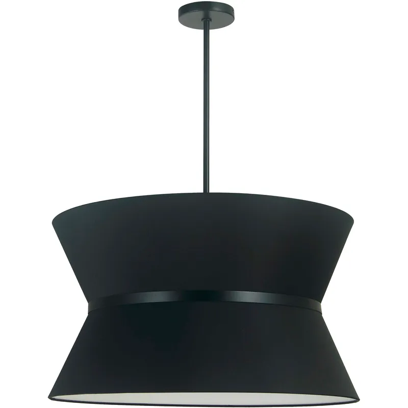 Caterine 4 Light 24 inch Matte Black Chandelier Ceiling Light