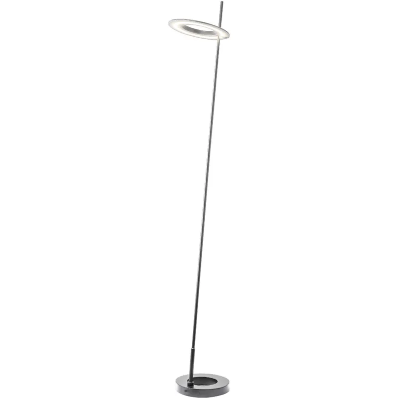 Finley 60 inch 20.00 watt Satin Chrome Floor Lamp Portable Light