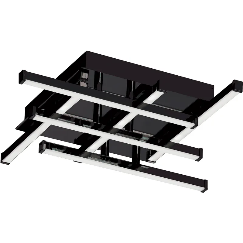 Summit LED 14.75 inch Matte Black Flush Mount Ceiling Light