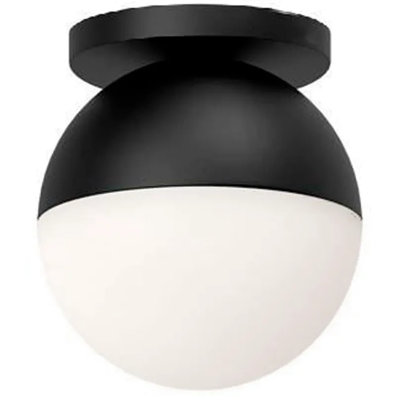 Dayana 1 Light 7 inch Matte Black Flush Mount Ceiling Light