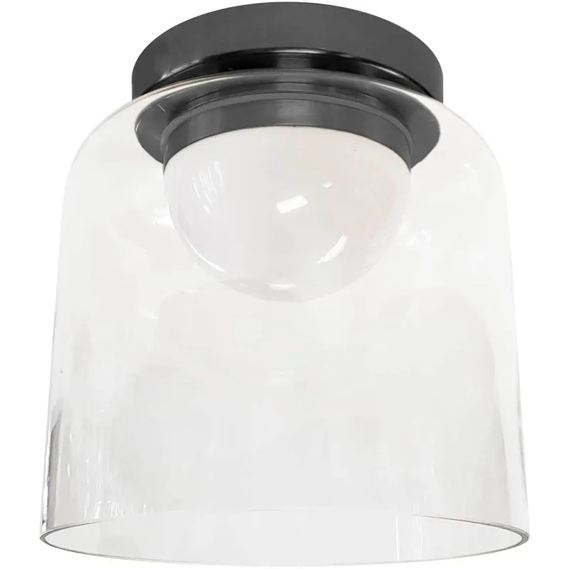 Nadine LED 7 inch Matte Black Flush Mount Ceiling Light