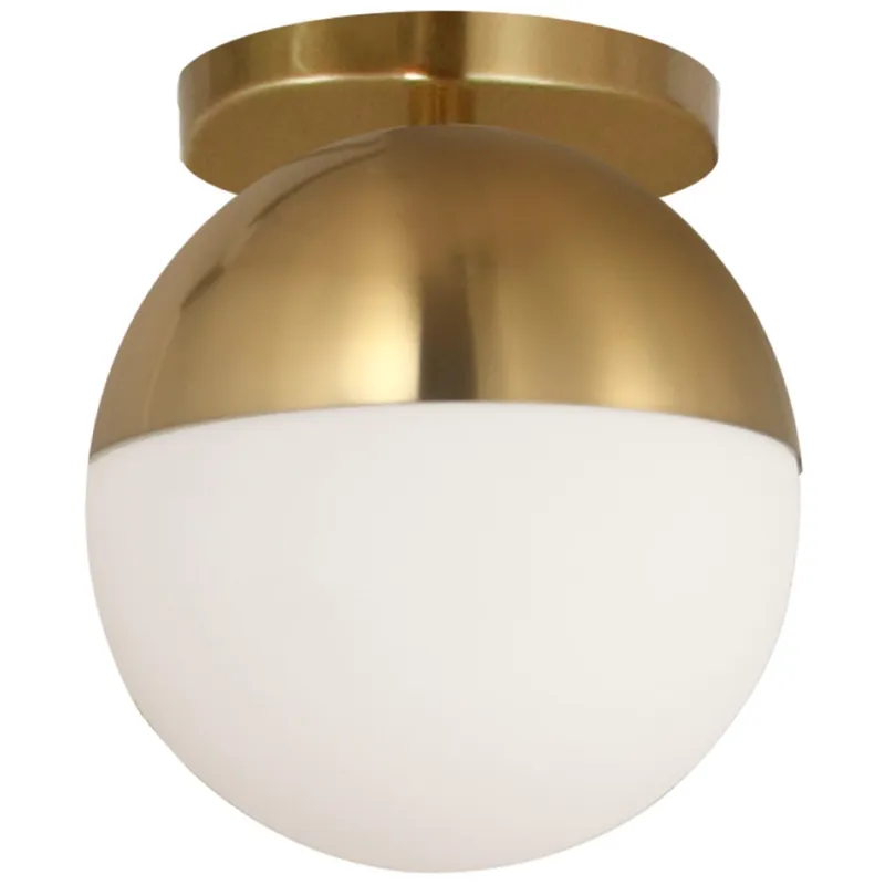 Dayana 1 Light 7 inch Aged Brass Flush Mount Ceiling Light