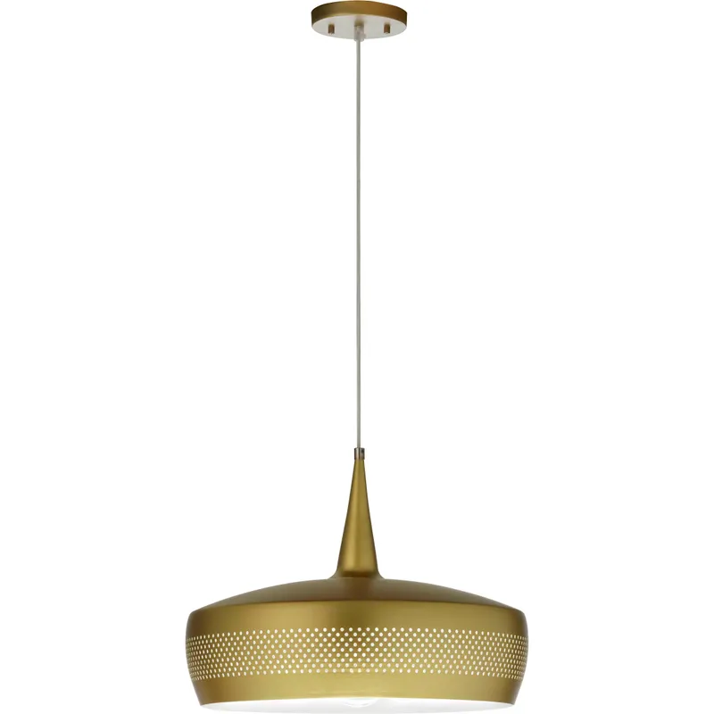 Pixie 1 Light 16 inch Aged Brass Pendant Ceiling Light
