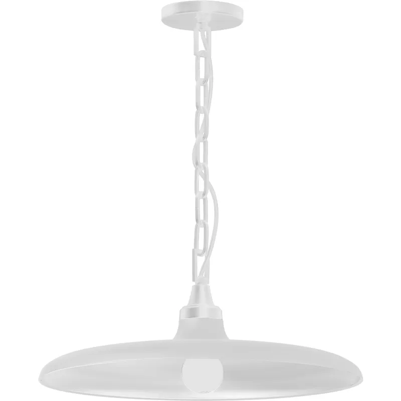 Quentin LED 18 inch Matte White Pendant Ceiling Light