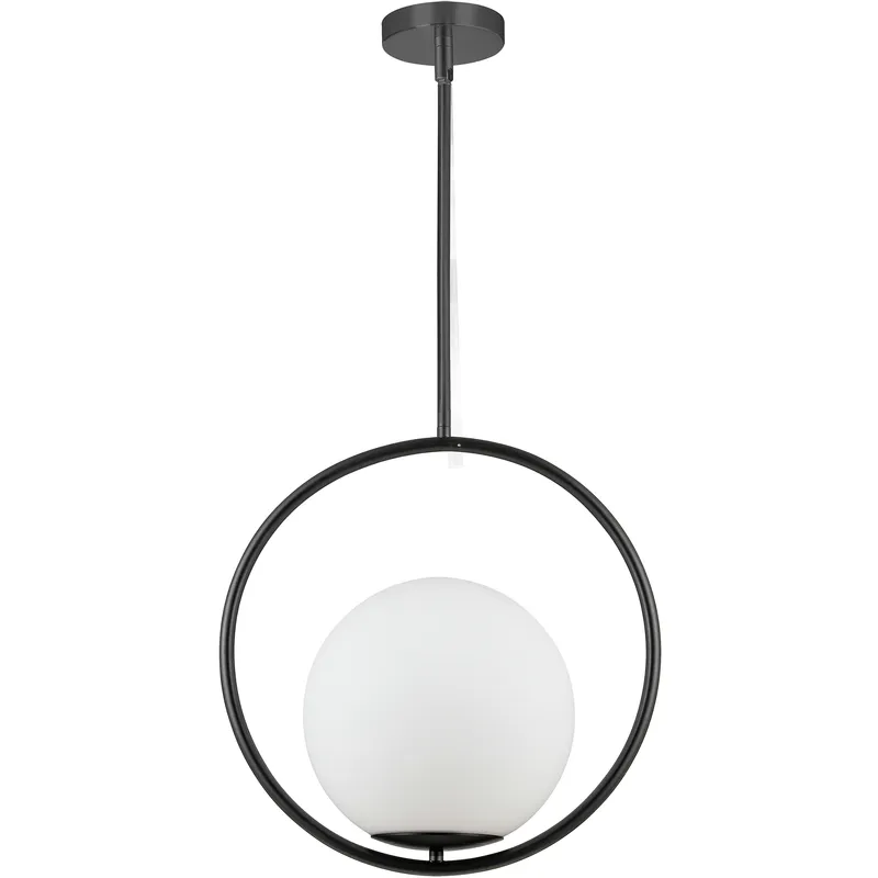 Adrienna 1 Light 15.75 inch Matte Black Pendant Ceiling Light