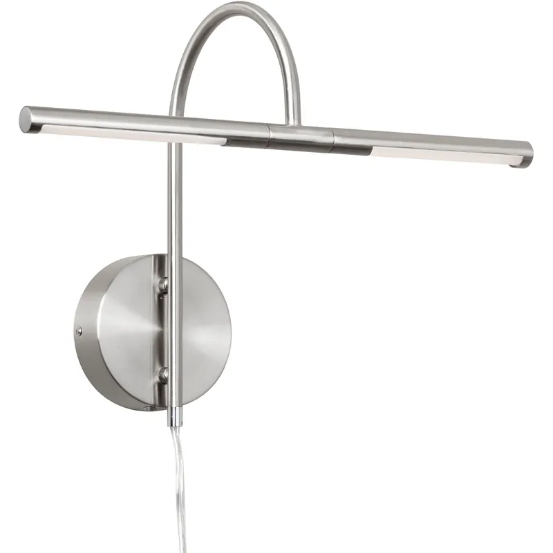 Display/Exhibit 6 watt 17.5 inch Satin Chrome Picture Light Wall Light