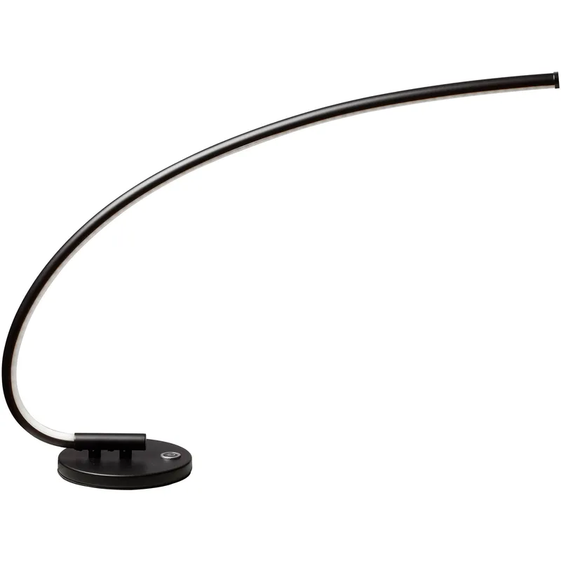 Contemporary 19 inch 18.00 watt Black Task Table Lamp Portable Light