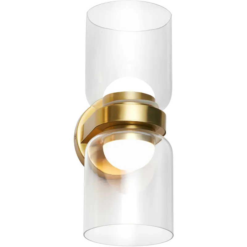 Nadine LED 4.75 inch Aged Brass Wall Sconce Wall Light