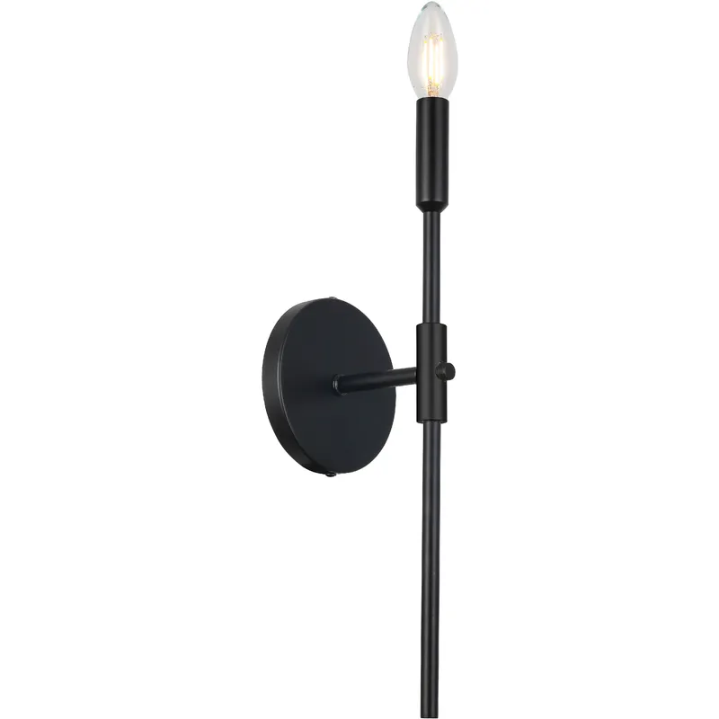 Cinthia 1 Light 4.75 inch Matte Black Wallchiere Wall Light