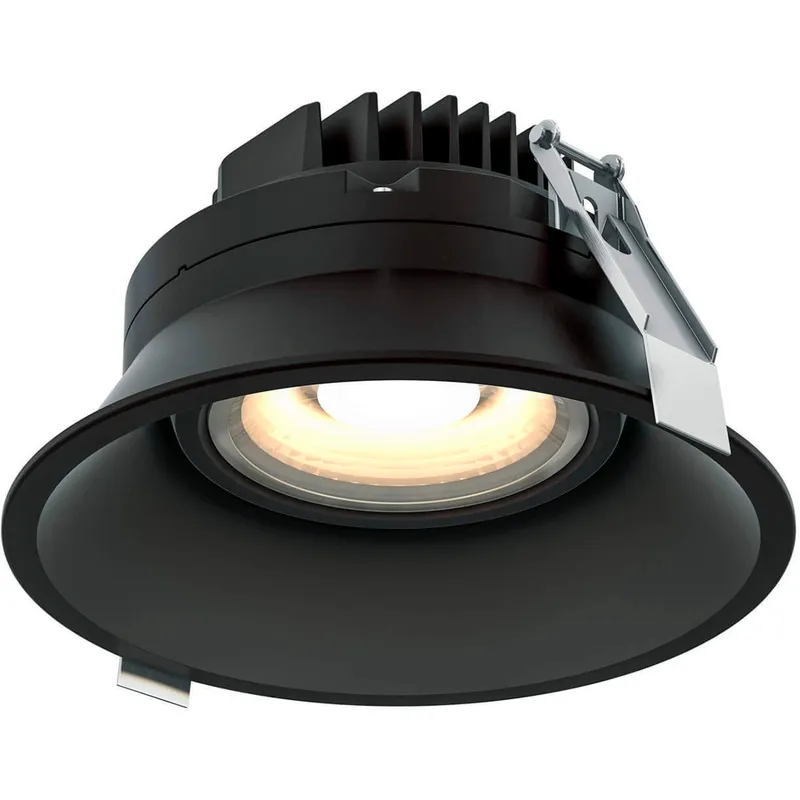 Facet Black Regressed, Gimbal Down Light