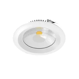 DALS Hilux High-Powered LED Commercial Downlight - 8" - 40W - CCT Selectable - 120V - White