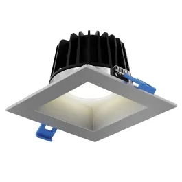 DALS RGR Regressed Square LED Downlight - 6" - 20W - CCT Selectable - 120V - Satin Nickel