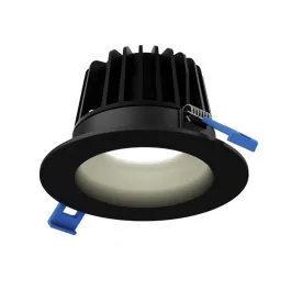 DALS RGR Regressed Round LED Downlight - 6" - 20W - CCT Selectable - 120V - Black
