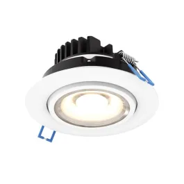 DALS Scope LED Gimbal Downlight - 4" - 11W - CCT Selectable - 120V - White