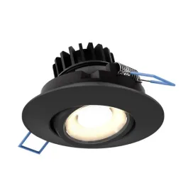 DALS Scope LED Gimbal Downlight - 3" - 8W - CCT Selectable - 120V - Black