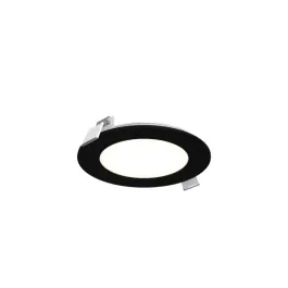DALS Excel LED Panel Light - 4" Round - 11W - CCT Selectable - 120V - Black