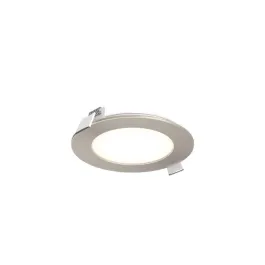 DALS Excel LED Panel Light - 4" Round - 11W - CCT Selectable - 120V - Satin Nickel