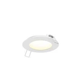 DALS Excel LED Panel Light - 4" Round - 11W - Dim to Warm - 120V - White