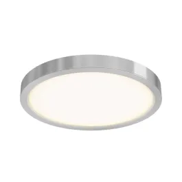 DALS Delta LED Surface Mount Light - 14" - 26W - CCT Selectable - 120V - Satin Nickel