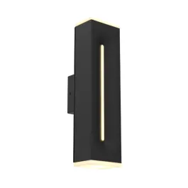 DALS Profile Medium LED Outdoor Wall Light - CCT Selectable - 120V - Black