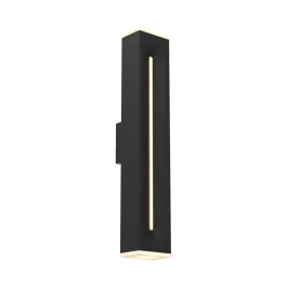 DALS Profile Large LED Outdoor Wall Light - CCT Selectable - 120V - Black