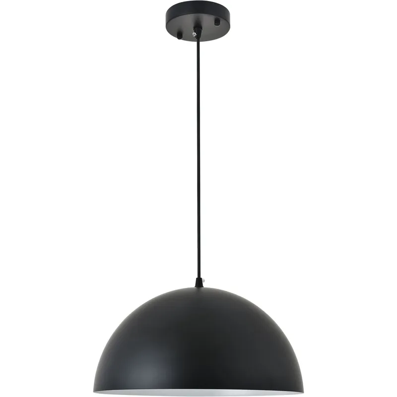 Scotland 1 Light 13.8 inch Black Pendant Ceiling Light