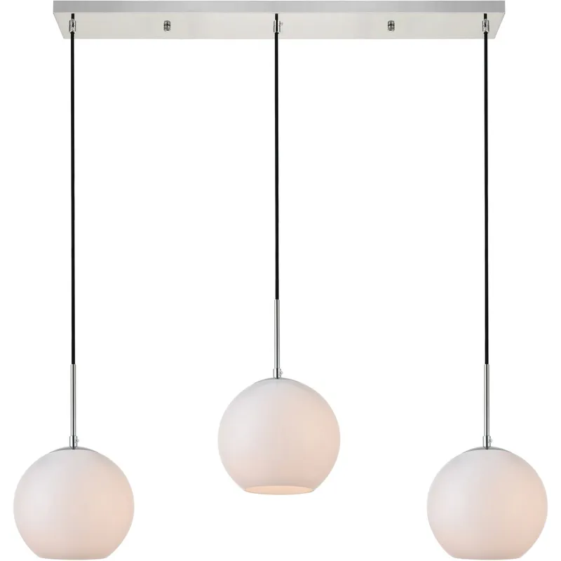 Huntington 3 Light 8 inch Chrome Pendant Ceiling Light