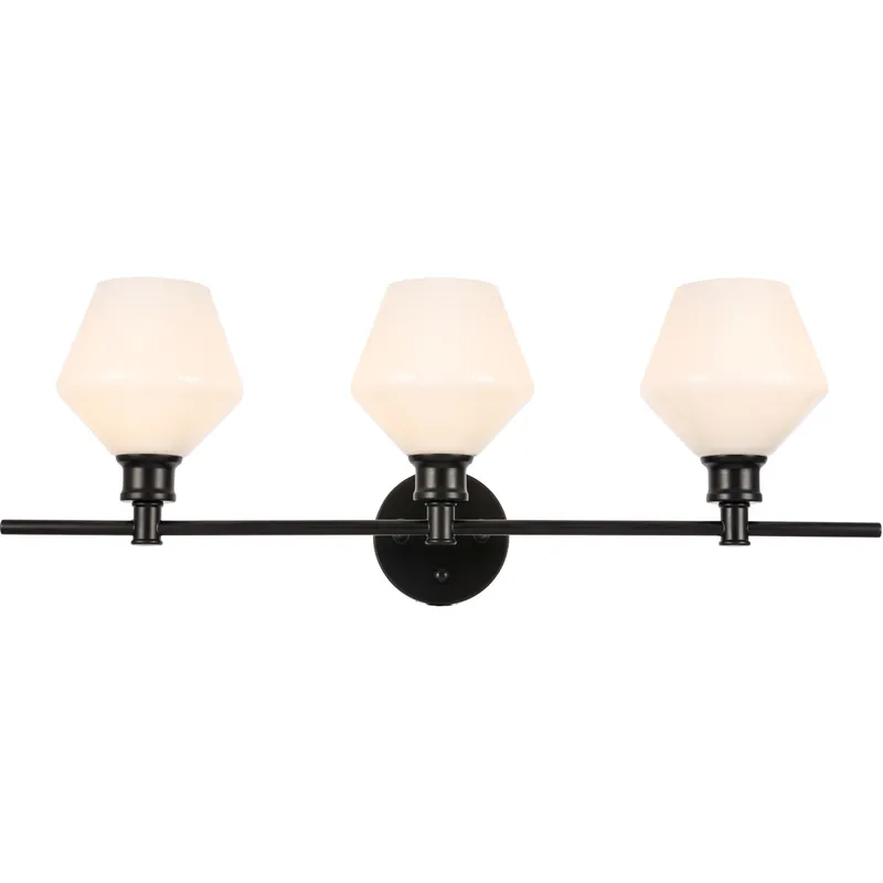 Rochester 3 Light 28.1 inch Black Wall sconce Wall Light