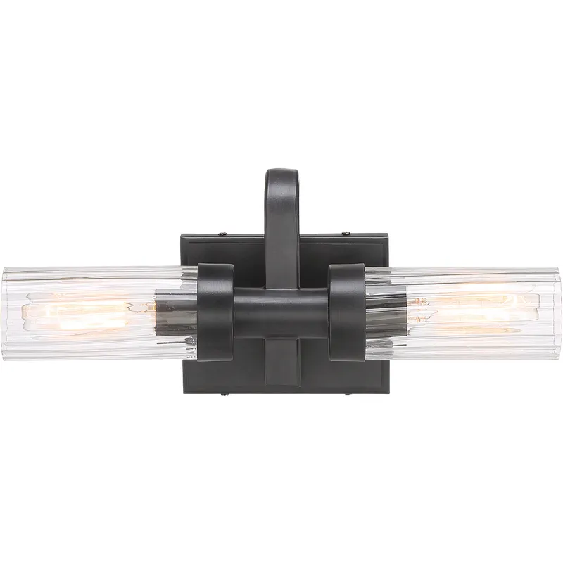 Braden 2 Light 16 inch Iron Graphite Bath Bar Wall Light