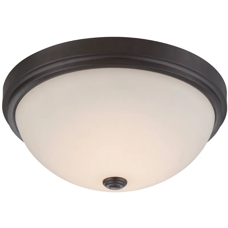 Hopkins LED 13.25 inch Oil Rubbed Bronze Flushmount Ceiling Light