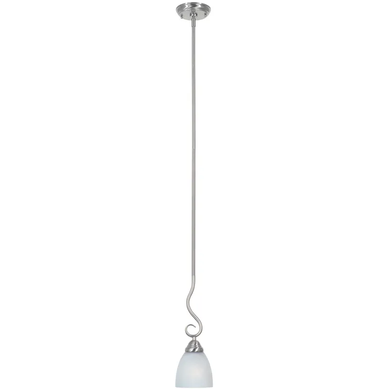 Stratton 1 Light 5.25 inch Satin Platinum Mini Pendant Ceiling Light