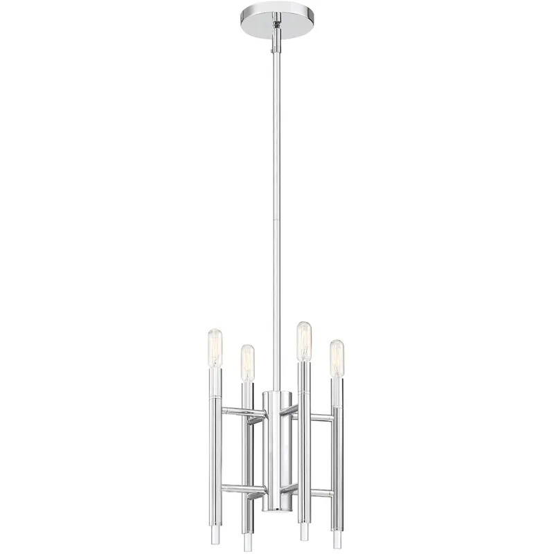 Jessa 4 Light 10 inch Chrome Mini Pendant Ceiling Light