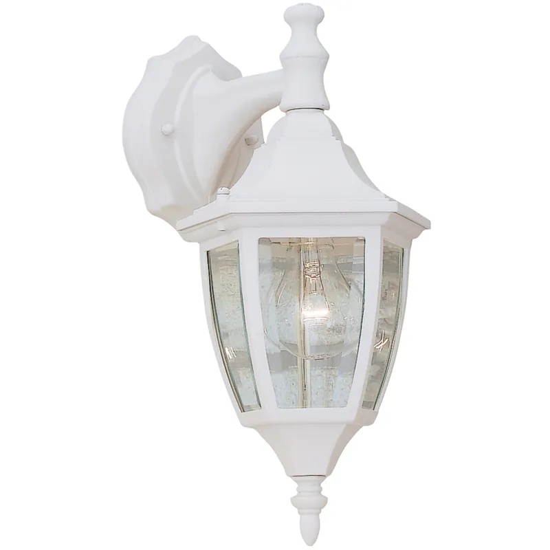 Builder 1 Light 14 inch White Outdoor Wall Lantern