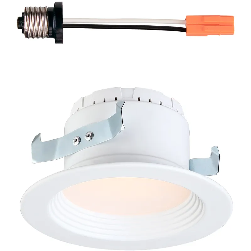 EnviroLite Integrated LED White Deep Baffle in 3000K