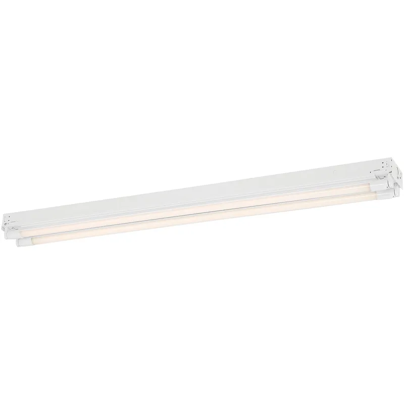 EnviroLite 2 Light 120/277 White Strip Light Ceiling Light in 5000K