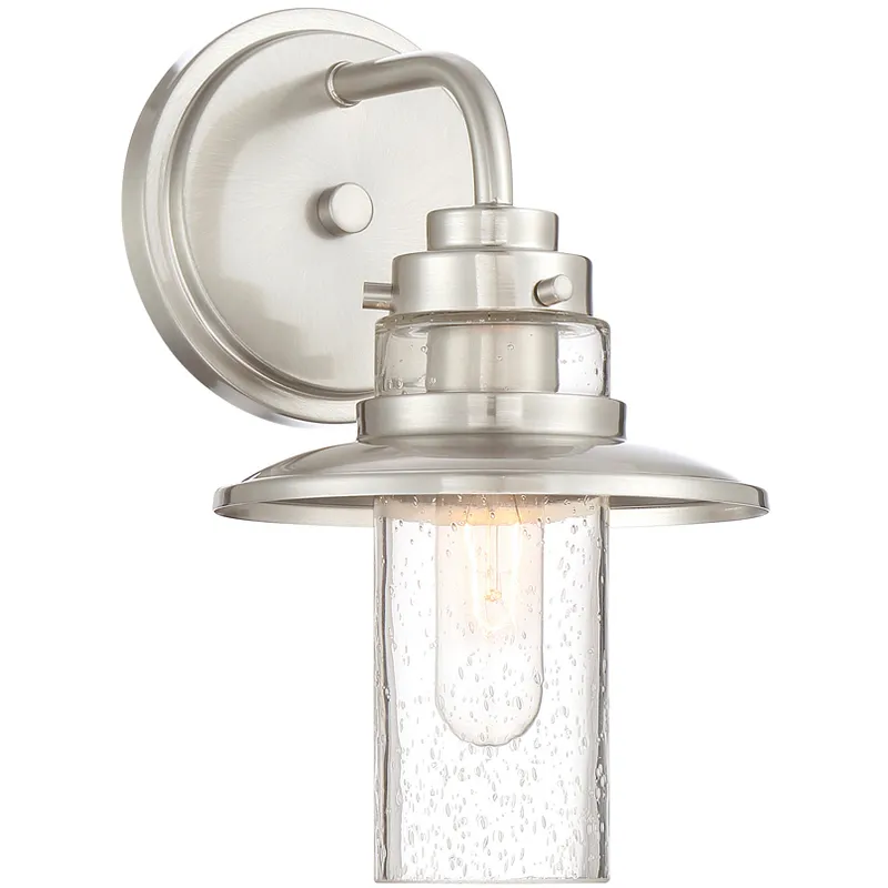 Dover 1 Light 6.5 inch Satin Platinum Wall Sconce Wall Light