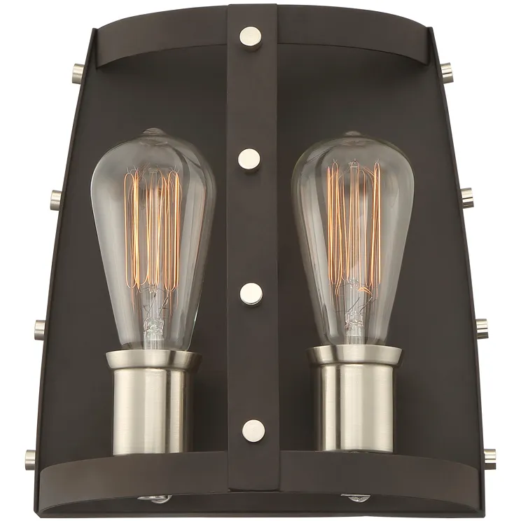 Presidio 2 Light 9.5 inch Rustique Wall Sconce Wall Light