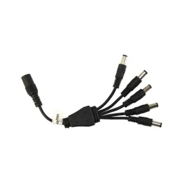 DiodeLED 5-Way DC Splitter Cable - Black