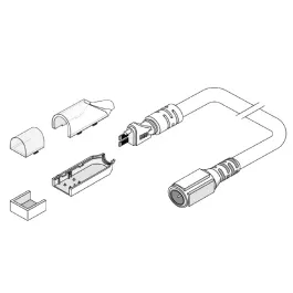 DiodeLED Neon Blaze Top Bend DC Barrel Plug