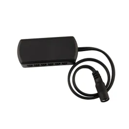 DiodeLED 6-Way Power Distribution Splitter Box for SpotMod Tile LED Puck Lights - Black