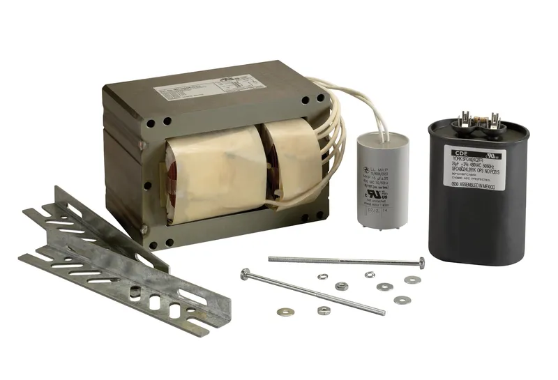 1000W Metal Halide Ballast Replacement Kit, Quad Tap 120/208/240/277V, Includes Capacitor, mounting bracket, hardware. Included Ballast: MH-1000A-Q-CA