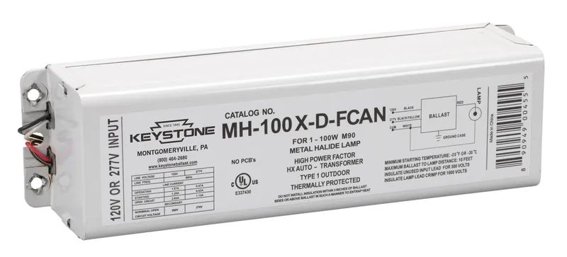 100W Metal Halide, 120/277V, F-CAN