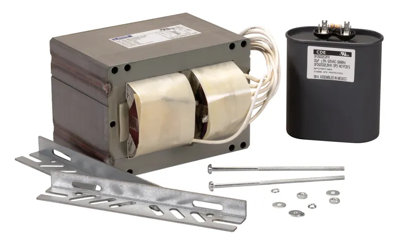 1500W Metal Halide, Quad Tap (120/208/240/277V), Ballast repalcement kit includes: MH-1500A-Q-HP, Capacitor, mounting brackets and hardware