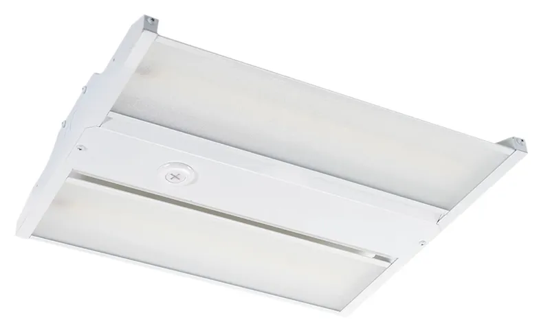 185W LED Highbay, 2ft Long, 120-277V Input, Frosted Lens, 4000K, 0-10V Dimmable, Premium Series, Generation 2. White Box Program.