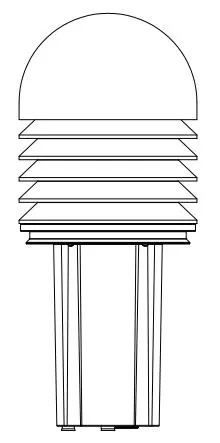 Discount Kings RBL200-HELD HEAD External Louvered Dome TOP Bronze