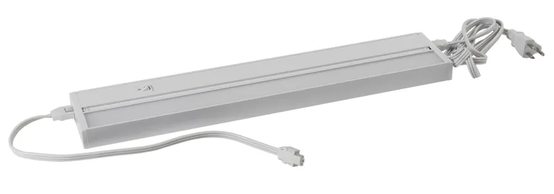 LED UnderCabinet Fixture, 24", White Finish, 3000K Color Temp