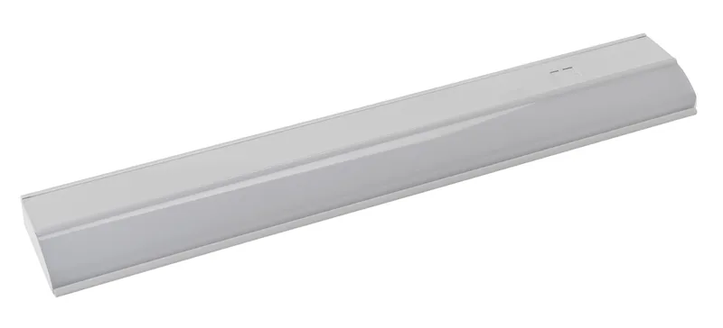 LED Under-Cabinet Fixture: Direct Wire Only, 18" long, White Finish, 3000K (CRS KO for switch)