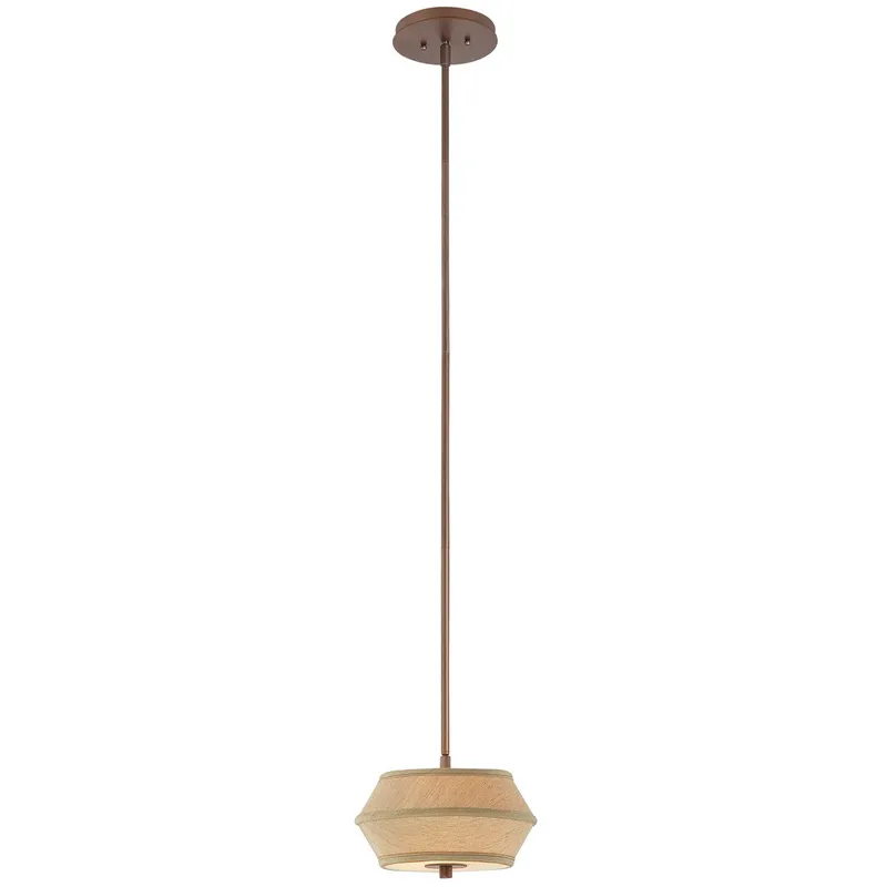 Sunrise 2 Light 10 inch Classic Bronze Mini Pendant Ceiling Light